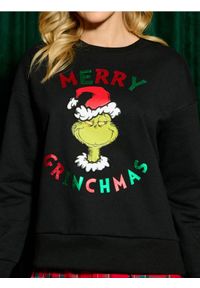 Sinsay - Bluza Grinch - czarny. Kolor: czarny. Wzór: aplikacja, nadruk