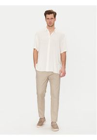 Jack & Jones - Jack&Jones Koszula Joshua 12271078 Biały Relaxed Fit. Kolor: biały. Materiał: wiskoza #8
