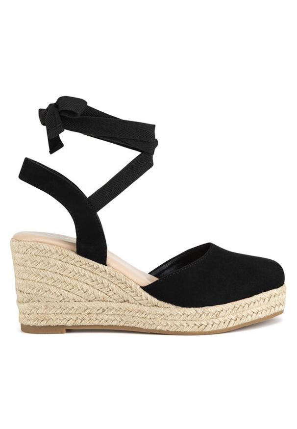 Jenny - JENNY Espadryle WSS21531-01 Czarny. Kolor: czarny. Materiał: materiał