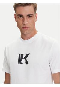 Karl Lagerfeld Jeans T-Shirt A3M17057 Biały Regular Fit. Kolor: biały. Materiał: bawełna #4