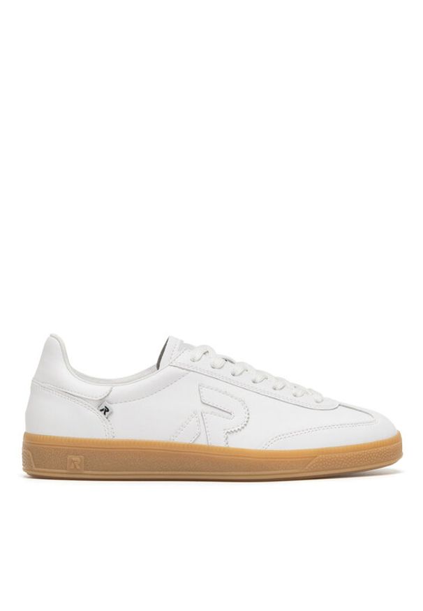 Rieker Revolution Lifestyle Sneakersy W2200-80 Biały. Kolor: biały. Materiał: skóra