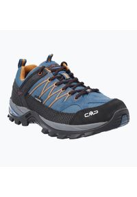 Buty trekkingowe męskie CMP Rigel Low Wp. Kolor: niebieski. Materiał: materiał, syntetyk. Szerokość cholewki: normalna