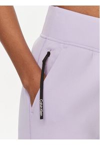 Calvin Klein Performance Spodnie dresowe 00GWF3P636 Fioletowy Relaxed Fit. Kolor: fioletowy. Materiał: syntetyk