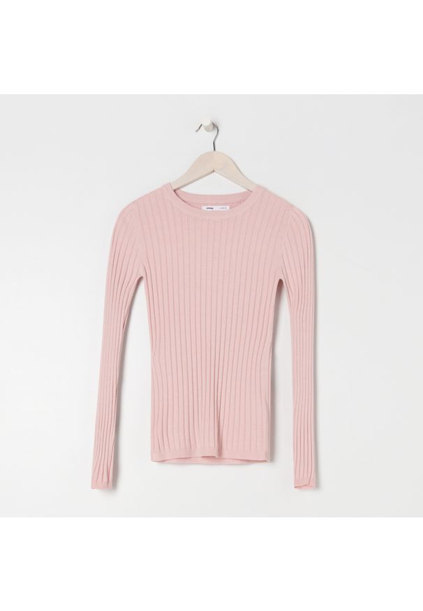 Sinsay - Sweter - Różowy. Kolor: różowy