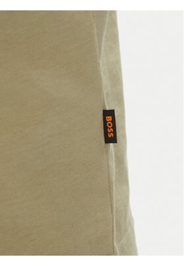 BOSS T-Shirt Te_Animali 50546362 Zielony Regular Fit. Kolor: zielony. Materiał: bawełna