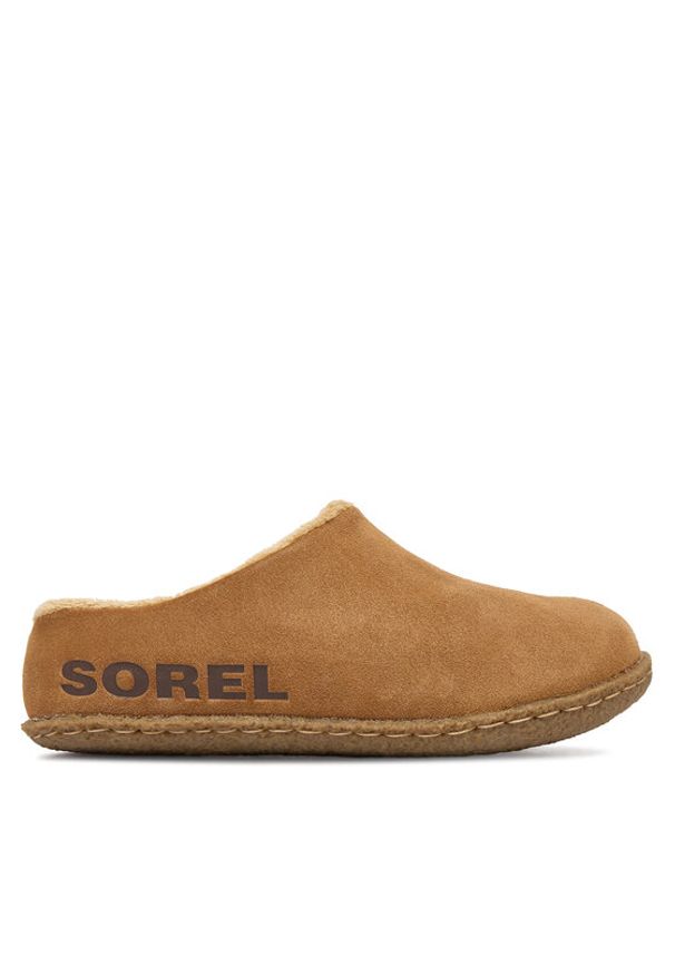 sorel - Sorel Kapcie Youth Lanner Ridge™ II NY3926 Brązowy. Kolor: brązowy. Materiał: skóra, zamsz
