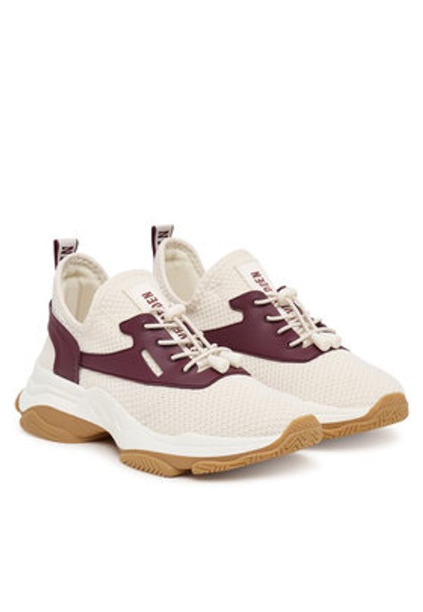 Steve Madden Sneakersy Match-E SM11004643 Beżowy. Kolor: beżowy. Materiał: materiał