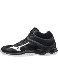 Adidasy Mizuno Thunderblade 2 Mid, Dla obu płci. Kolor: czarny. Materiał: materiał, syntetyk