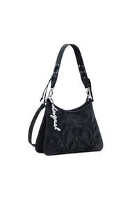 Desigual Torebka Romeo Floral Total Bl 25WAXP40 Czarny. Kolor: czarny. Materiał: skórzane #2