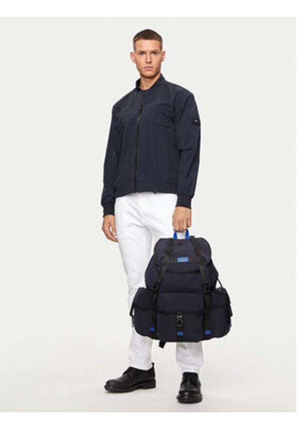 TOMMY HILFIGER - Tommy Hilfiger Plecak Th Modern Utility Backpack AM0AM11391 Granatowy. Kolor: niebieski. Materiał: materiał