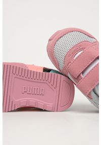 Puma - Buty dziecięce Puma R78 V Inf. Nosek buta: okrągły. Zapięcie: rzepy. Kolor: wielokolorowy. Materiał: materiał, syntetyk, skóra ekologiczna, guma, zamsz. Szerokość cholewki: normalna #2