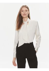 Calvin Klein Bluzka K20K206890 Écru Regular Fit. Materiał: syntetyk