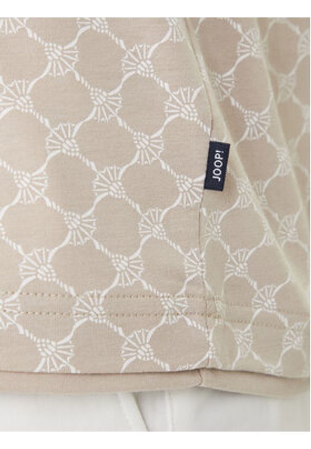 JOOP! T-Shirt Victormanuel 30101945 Beżowy Regular Fit. Kolor: beżowy. Materiał: bawełna