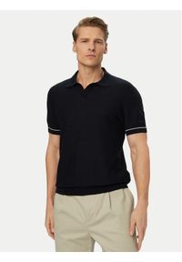 BOSS Polo H-Narciso 50560483 Granatowy Regular Fit. Typ kołnierza: polo. Kolor: niebieski. Materiał: bawełna #1