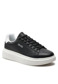 Liu Jo Sneakersy Big 01 7B4027 PX474 Czarny. Kolor: czarny. Materiał: skóra