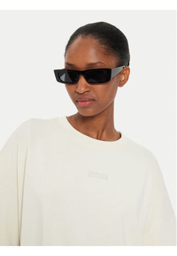 GESTUZ - Gestuz T-Shirt Jio 10909249 Beżowy Oversize. Kolor: beżowy. Materiał: bawełna