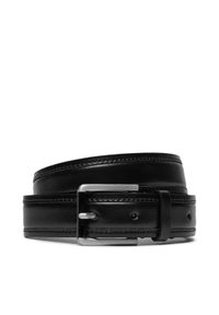 Calvin Klein Pasek Damski Ck Must Square Bombai Belt 30Mm K60K611393 Czarny. Kolor: czarny. Materiał: skóra