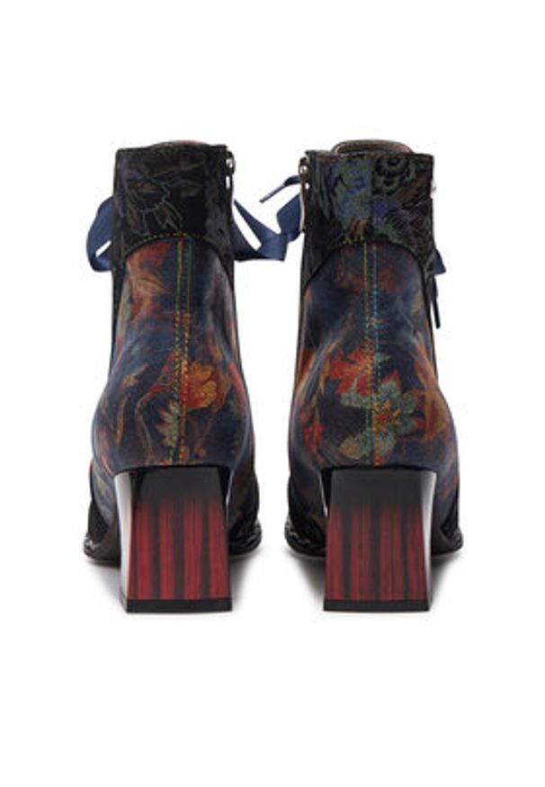 Laura Vita Botki Gaclao 40 Niebieski. Kolor: niebieski. Materiał: skóra