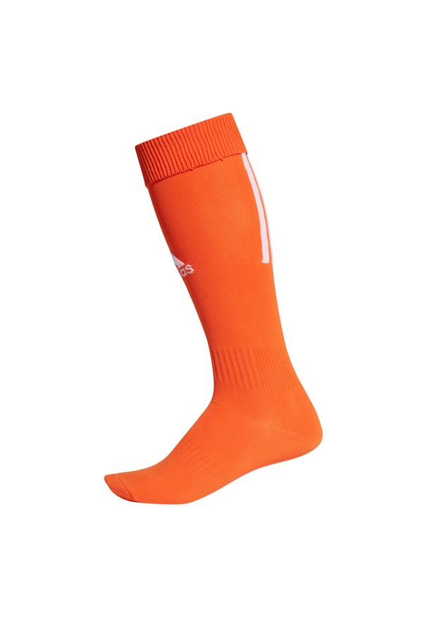 Adidas - Skarpetki adidas Santos 18. Kolor: biały, wielokolorowy, pomarańczowy. Sport: piłka nożna