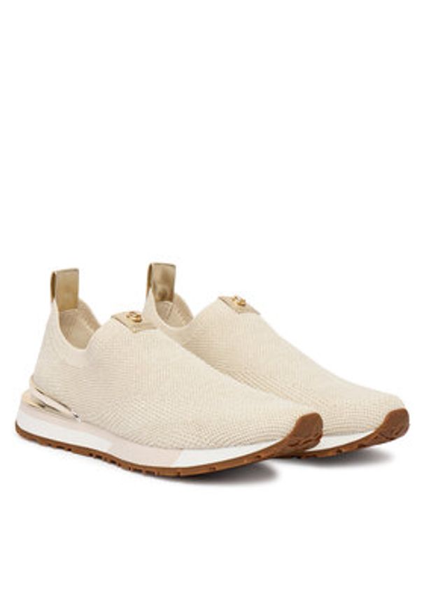 MICHAEL Michael Kors Sneakersy 43R6NOFP3D Beżowy. Kolor: beżowy. Materiał: materiał