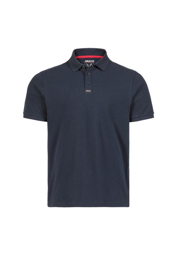 Polo Musto Essential Pique. Typ kołnierza: polo. Kolor: niebieski