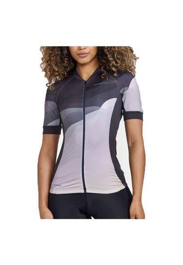 Damski jersey Craft ADV Endur Graphic. Kolor: wielokolorowy, beżowy. Materiał: jersey. Sport: outdoor, kolarstwo