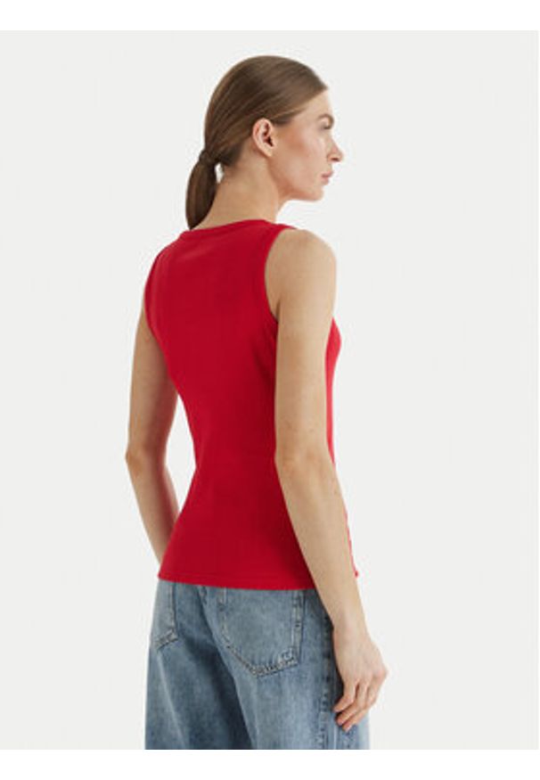 JOOP! Top 58 JW243JE423 30042835 Bordowy Regular Fit. Kolor: czerwony. Materiał: bawełna