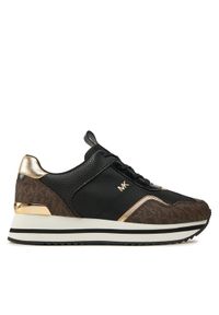 MICHAEL Michael Kors Sneakersy 43R4RNFSCD Czarny. Kolor: czarny. Materiał: skóra