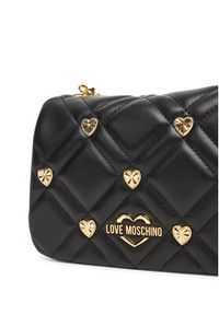 Love Moschino - LOVE MOSCHINO Torebka JC4124PP1MLI0000 Czarny. Kolor: czarny. Materiał: skórzane #5