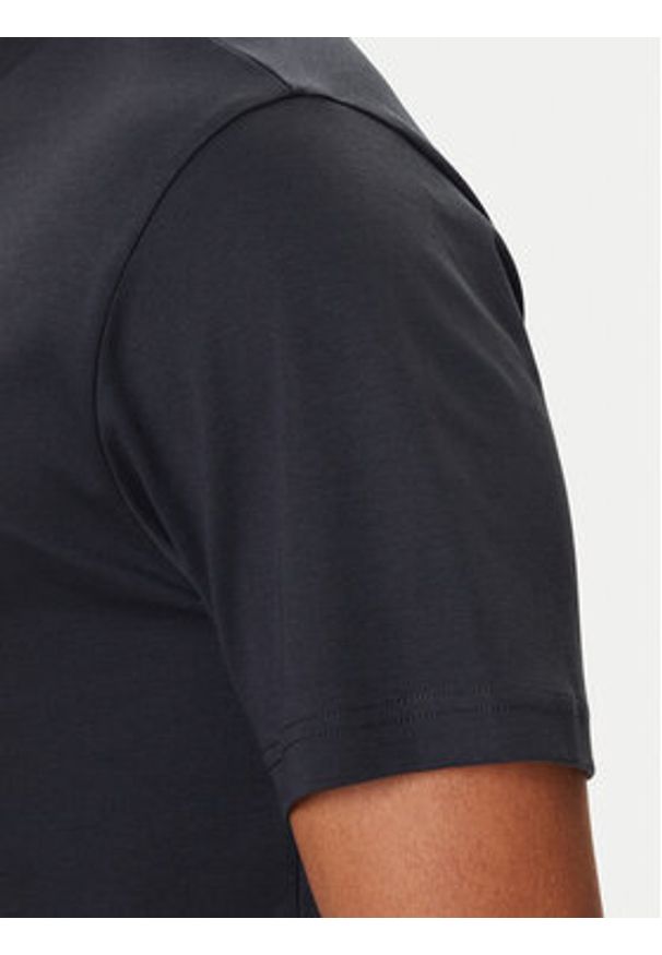 BOSS T-Shirt Mirror Iconic 50547940 Granatowy Relaxed Fit. Kolor: niebieski. Materiał: bawełna