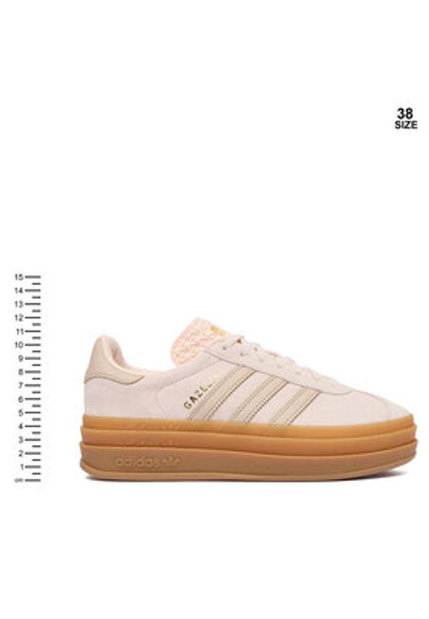 Adidas - adidas Sneakersy Gazelle Bold JQ1296 Różowy. Kolor: różowy. Materiał: skóra, zamsz. Model: Adidas Gazelle