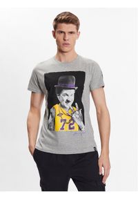 Brave Soul T-Shirt MTS-149CHAPLIN Szary Regular Fit. Kolor: szary. Materiał: bawełna #1