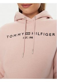 TOMMY HILFIGER - Tommy Hilfiger Bluza Modern WW0WW43598 Różowy Regular Fit. Kolor: różowy. Materiał: syntetyk #4