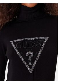 Guess Golf W5BR39 Z2NQ2 Czarny Regular Fit. Typ kołnierza: golf. Kolor: czarny. Materiał: wiskoza #4
