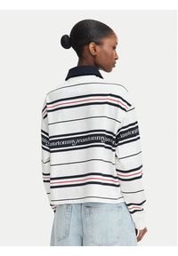 Tommy Jeans Polo DW0DW23145 Biały Regular Fit. Typ kołnierza: polo. Kolor: biały. Materiał: bawełna #3