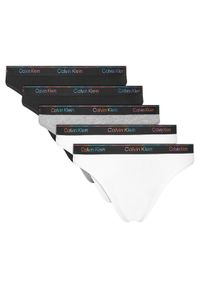 Calvin Klein Underwear Komplet 5 par fig klasycznych LV00QD5323 Kolorowy. Materiał: bawełna. Wzór: kolorowy