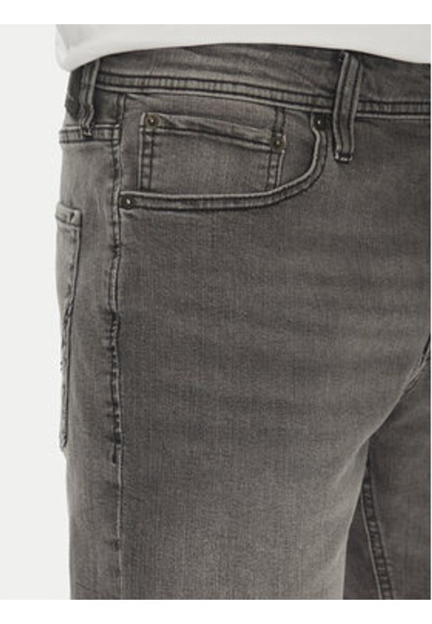 Jack & Jones Szorty jeansowe Rick 12269500 Szary Regular Fit. Kolor: szary. Materiał: bawełna