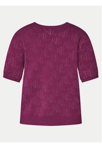 Lauren Ralph Lauren Sweter 200909156003 Różowy Regular Fit. Kolor: różowy. Materiał: bawełna #5