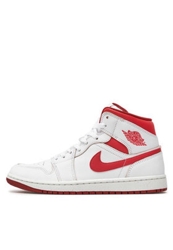Nike Sneakersy Air Jordan 1 Mid Se FJ3458 160 Biały. Kolor: biały. Materiał: skóra. Model: Nike Air Jordan