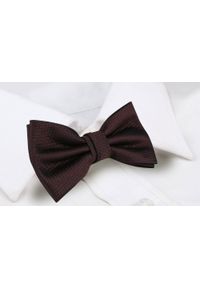 Mucha Męska z Poszetką - Chattier - Głęboki Brąz. Kolor: wielokolorowy, brązowy, beżowy. Styl: elegancki, sportowy #2