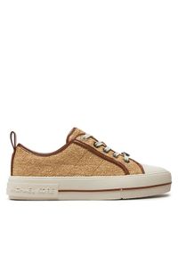 MICHAEL Michael Kors Trampki Evy Lace Up 43S4EYFS1D Beżowy. Kolor: beżowy #1