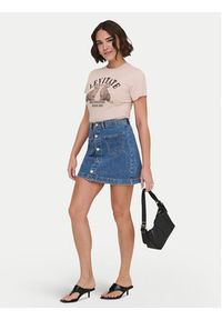 only - ONLY T-Shirt Lucy 15346760 Różowy Regular Fit. Kolor: różowy. Materiał: bawełna #2