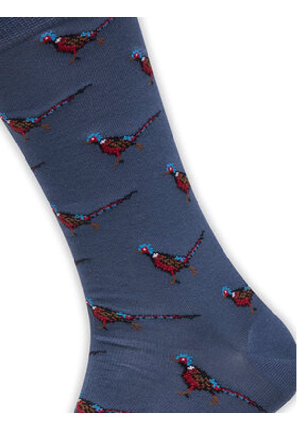 Barbour Skarpety długie Mavin Pheasant MSO0068BU74 Niebieski. Kolor: niebieski. Materiał: materiał, bawełna