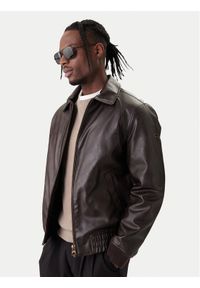 Guess Kurtka z imitacji skóry M6RL0A WJ260 Brązowy Regular Fit. Kolor: brązowy. Materiał: skóra #1