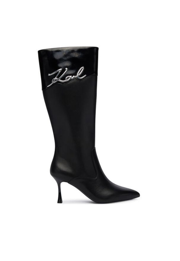 Karl Lagerfeld - KARL LAGERFELD Kozaki KL32775 Czarny. Kolor: czarny. Materiał: skóra