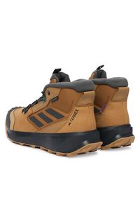 Adidas - adidas Trekkingi Terrex Winter Leather Mid Cut Rain.Rdy Cold.Rdy JR5297 Brązowy. Kolor: brązowy. Materiał: skóra. Model: Adidas Terrex. Sport: turystyka piesza #5