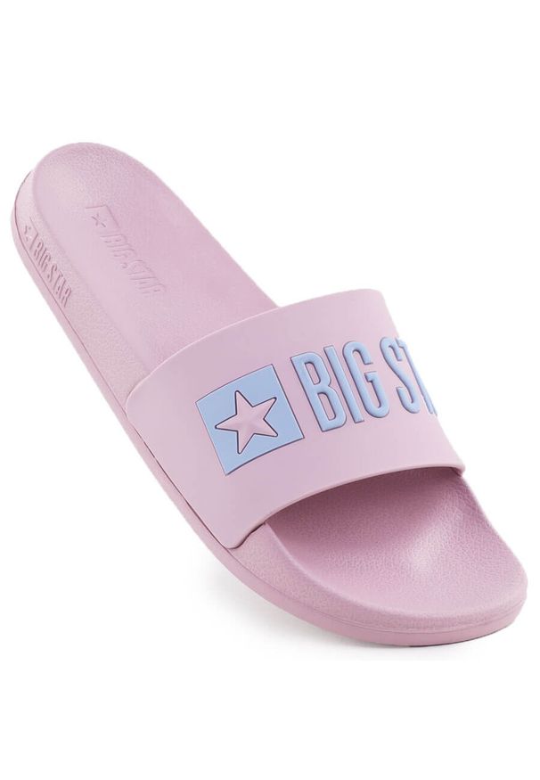 Big-Star - Klapki plażowe basenowe różowe Big Star SS274709. Okazja: na plażę. Kolor: różowy. Materiał: tworzywo sztuczne. Styl: casual