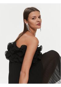 ViCOLO Sukienka koktajlowa TR1116 Czarny Regular Fit. Kolor: czarny. Materiał: syntetyk. Styl: wizytowy