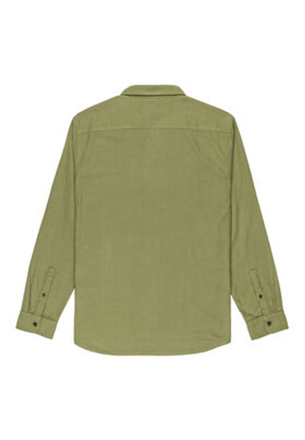 Quiksilver Koszula Motherfly Solid EQYWT04651 Zielony Regular Fit. Kolor: zielony. Materiał: bawełna