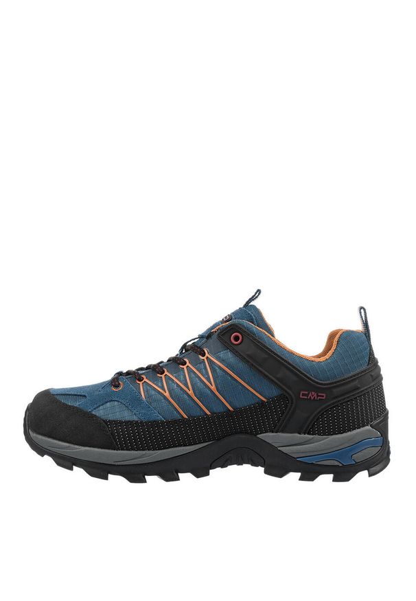 Buty trekkingowe męskie CMP RIGEL LOW. Kolor: czarny, niebieski, wielokolorowy. Materiał: materiał, syntetyk. Szerokość cholewki: normalna